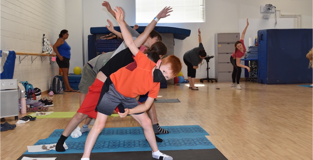 Students Do Poses In The Yoga Class At Catalina Foothills Summer Camp. Photo By Lisa Irish/ AZEdNews
