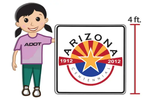 Students: Enter a contest now to win an Arizona Centennial road sign for your school Centennial-Essay-Contest