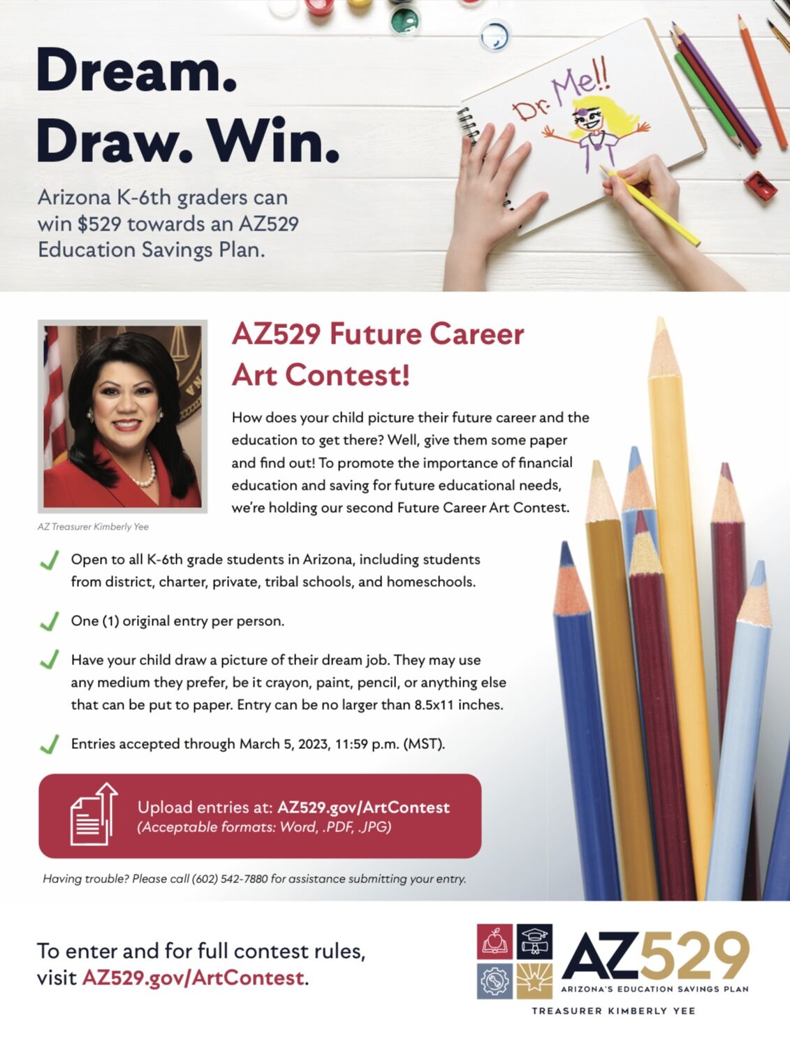 AZ529, Arizona’s Education Savings Plan Launches Statewide Future Career Art Contest