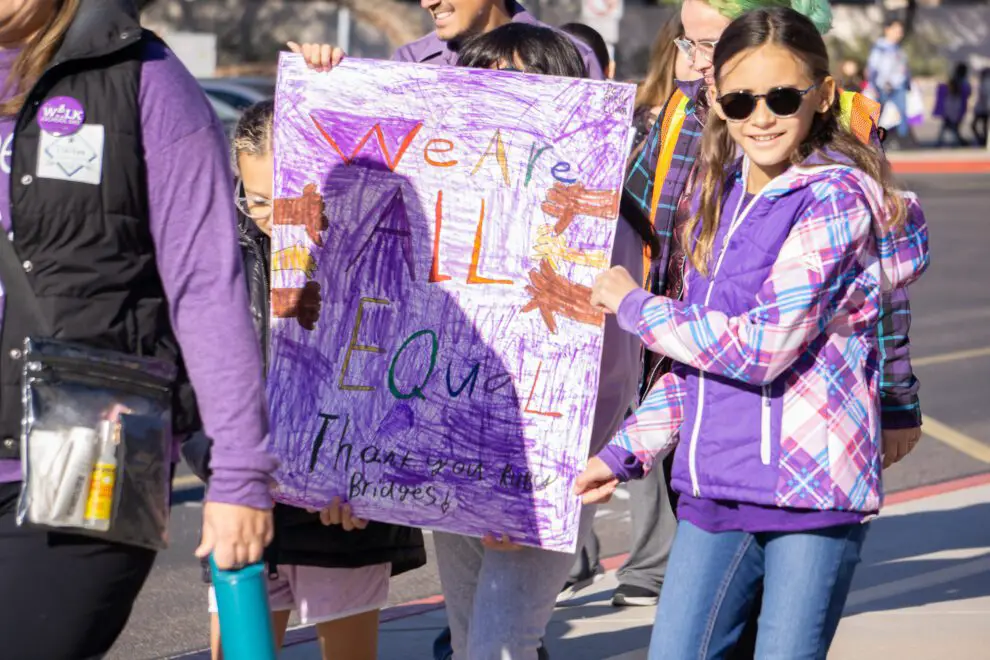 Kyrene Elementary School Students Join Nationwide Walk to End Racism & Bullying
