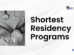 Shortest Residency Programs