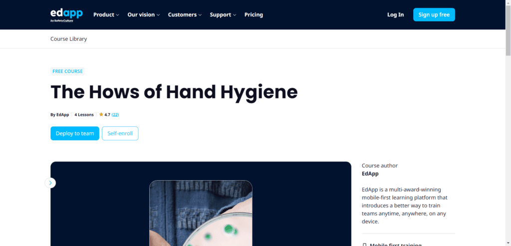 The Hows of Hand Hygiene by EdApp
