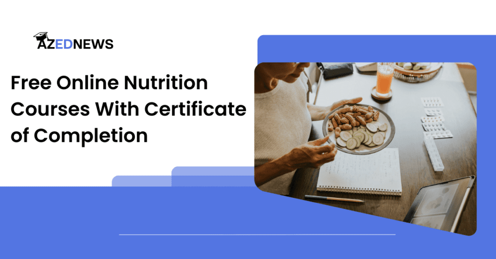 Free Online Nutrition Courses With Certificate of Completion