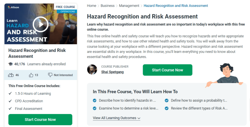 Hazard Recognition and Risk Assessment