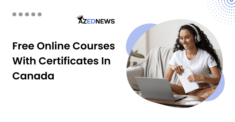 Free Online Courses With Certificates In Canada