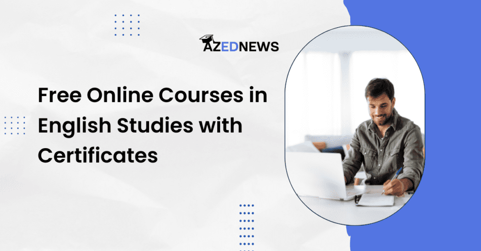 Free Online Courses in English Studies with Certificates