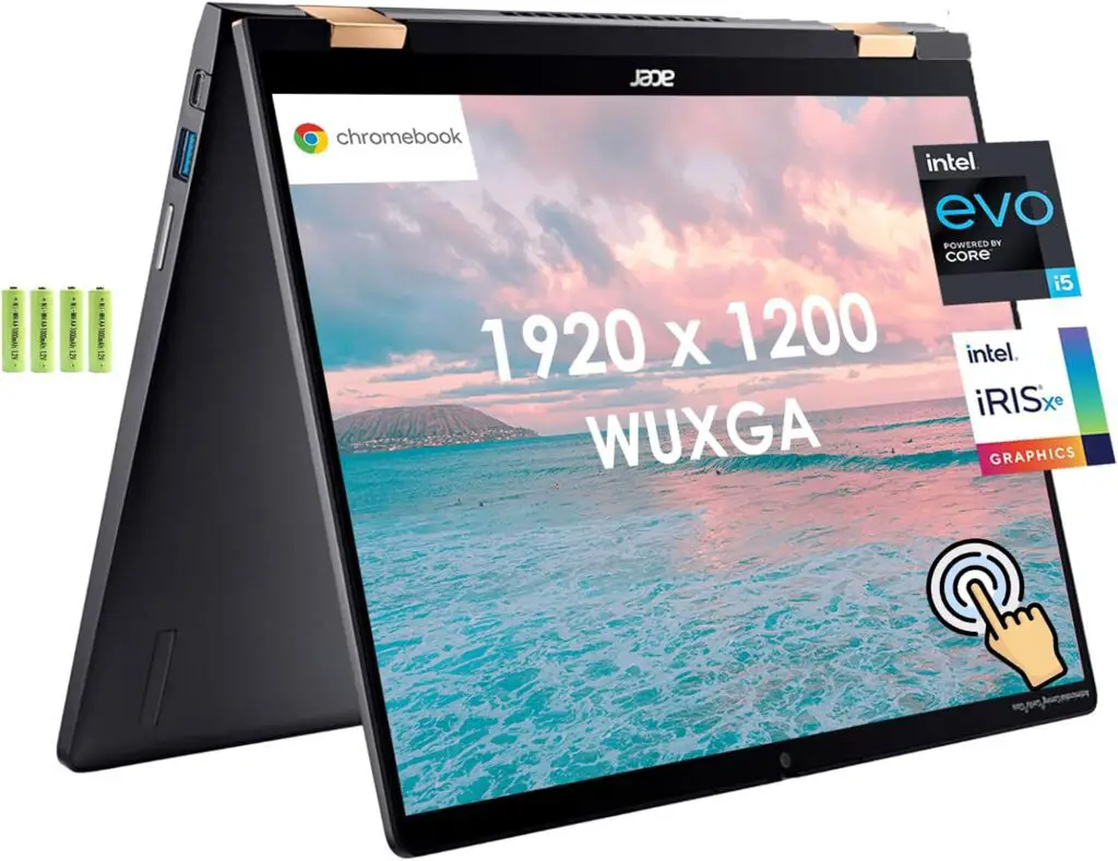 Acer Spin 714 2-in-1 14" FHD+ Touchscreen Convertible Chromebook Laptop
