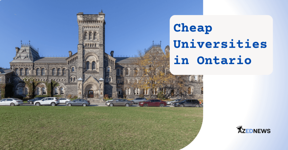 Cheap Universities in Ontario