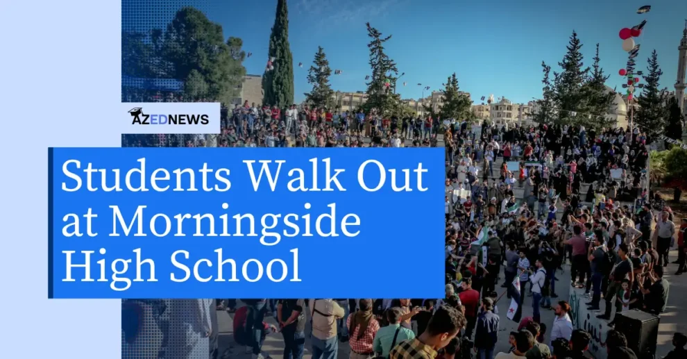 Students Walk Out at Morningside High School