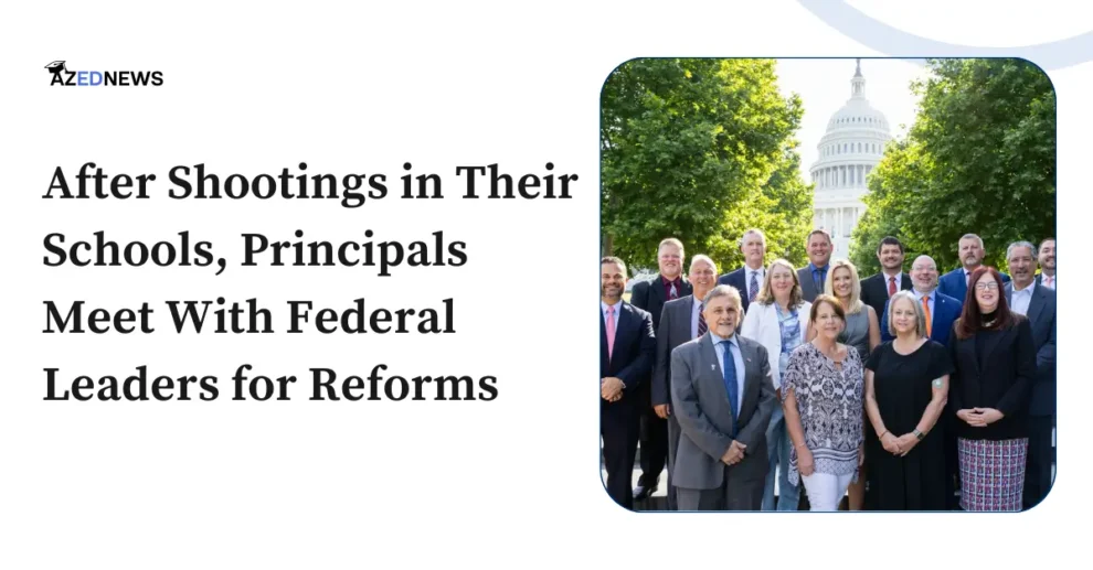 After Shootings in Their Schools, Principals Meet With Federal Leaders for Reforms