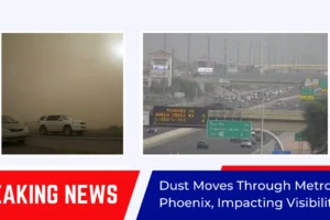 Dust Moves Through Metro Phoenix, Impacting Visibility