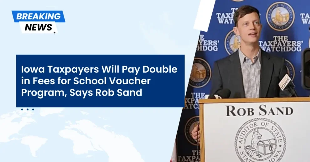 Iowa Taxpayers Will Pay Double in Fees for School Voucher Program, Says Rob Sand