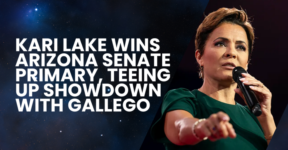 Kari Lake wins Arizona Senate primary, teeing up showdown with Gallego