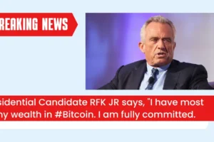 Presidential Candidate RFK JR says, I have most of my wealth in #Bitcoin. I am fully committed