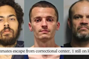 3 inmates escape from correctional center, 1 still on loose