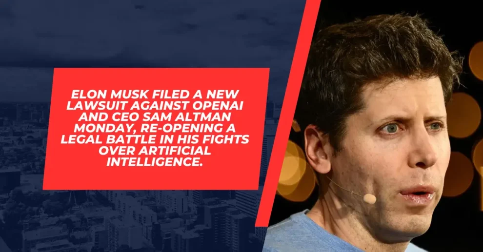 Elon Musk filed a new lawsuit against