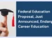 Federal Education Proposal, Just Announced, Endangers Career Education