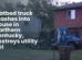 Flatbed truck crashes into house in Northern Kentucky, destroys utility pol