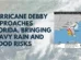 HURRICANE DEBBY APPROACHES FLORIDA, BRINGING HEAVY RAIN AND FLOOD RISKS