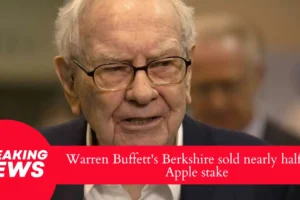 Warren Buffett's Berkshire sold nearly half of its Apple stake