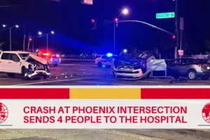 crash at Phoenix intersection sends 4 people to the hospital