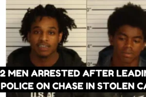 2 Men Arrested After Leading Police on Chase in Stolen Car