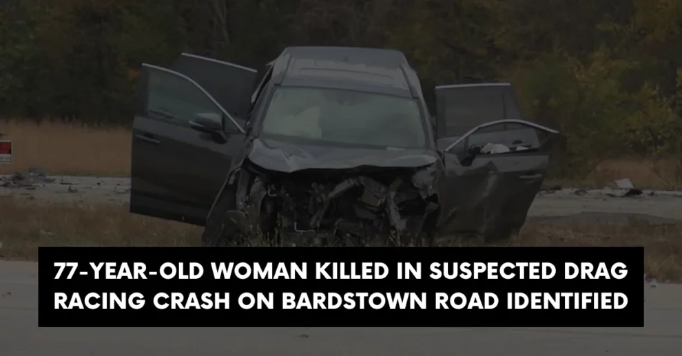 77 year-old woman killed in suspected drag racing crash on Bardstown Road identified