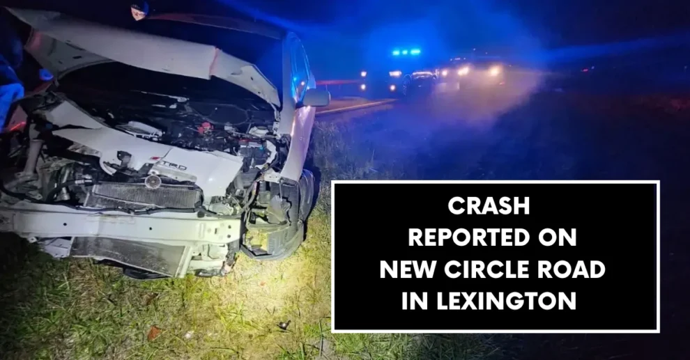 Crash reported on New Circle Road in Lexington