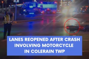 Lanes reopened after crash involving motorcycle in Colerain Twp