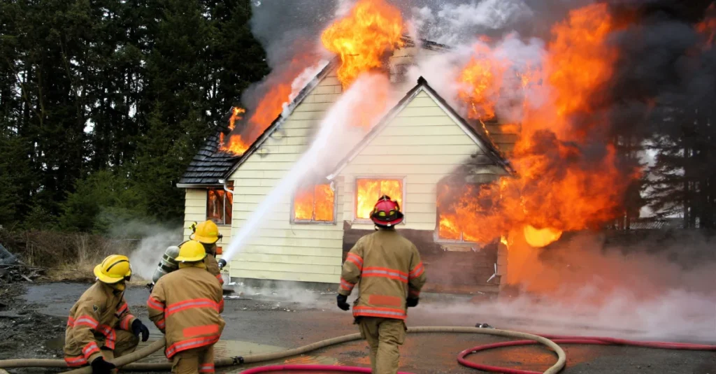 Lexington crews fighting early morning house fire