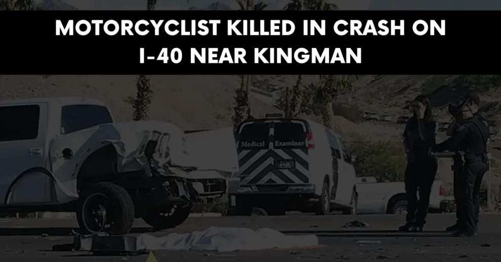 Motorcyclist killed in crash on I 40 near Kingman