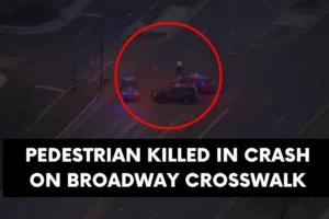 Pedestrian killed in crash on Broadway crosswalk