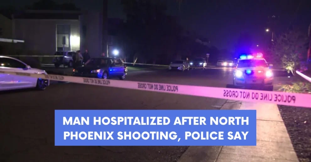 Man hospitalized after north Phoenix shooting police say