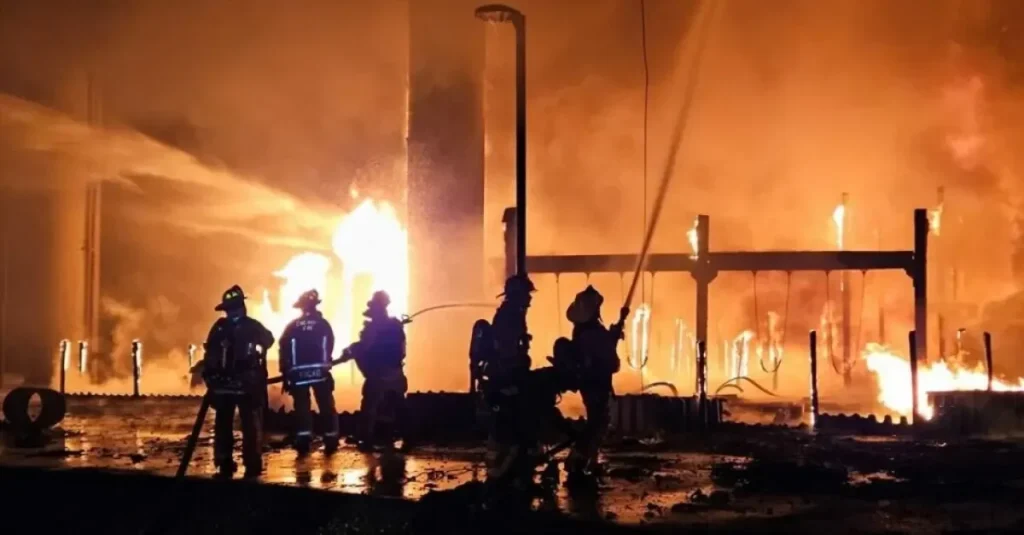 Massive fire underneath Northern Kentucky Cincinnati bridge shuts down interstate