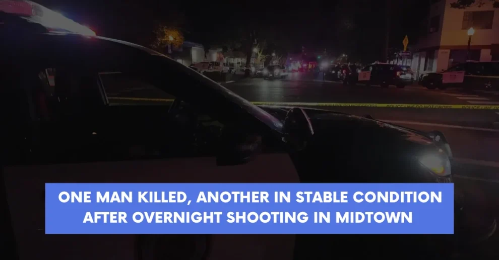 One man killed another in stable condition after overnight shooting in Midtown