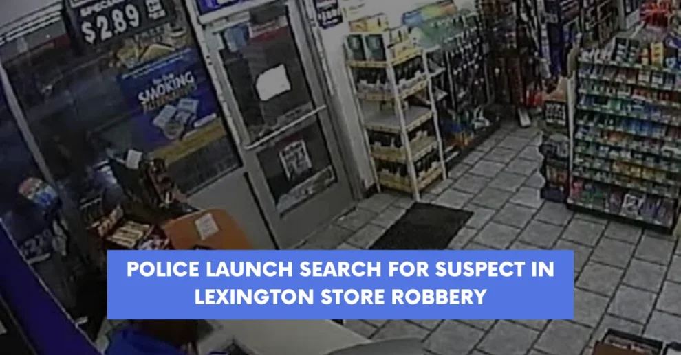 Police Launch Search for Suspect in Lexington Store Robbery