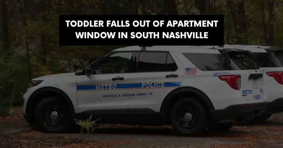 Toddler falls out of apartment window in South Nashville